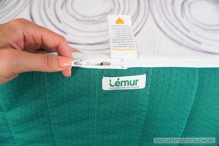 cremallera funda colchón lemur