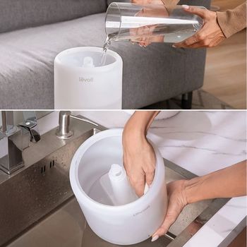 Rellenar y limpiar el humificador Levoiut dual 200S