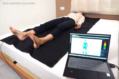 Prueba sensor presion para evaluar la adaptabilidad del colchon