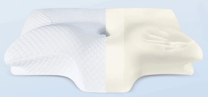 Homca almohada para dormir de lado, interior
