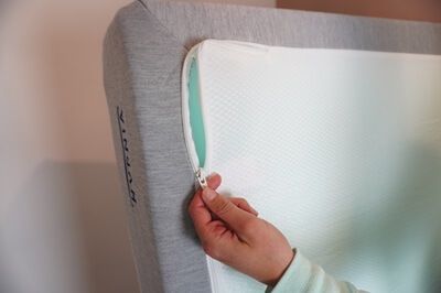 detalle cremallera colchon hypnia premium
