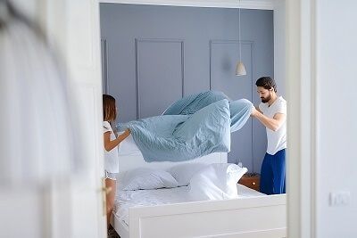 Debarrasser Acariens changer les draps