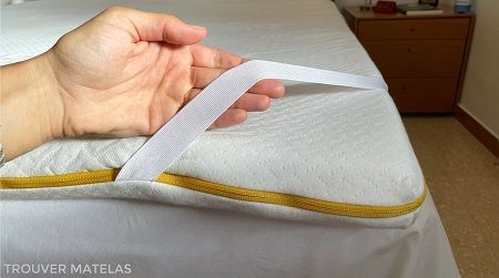 Les Meilleurs Surmatelas ou Toppers Viscoélastiques 2026 : Comparatif et guide Surmatelas Senso G S5 bandes de fixation