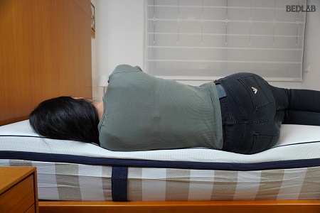 Test adaptabilité matelas Tediber Hybride Premium